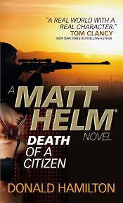 Cover of the first MATT HELM reissue, "Death of a Citizen"